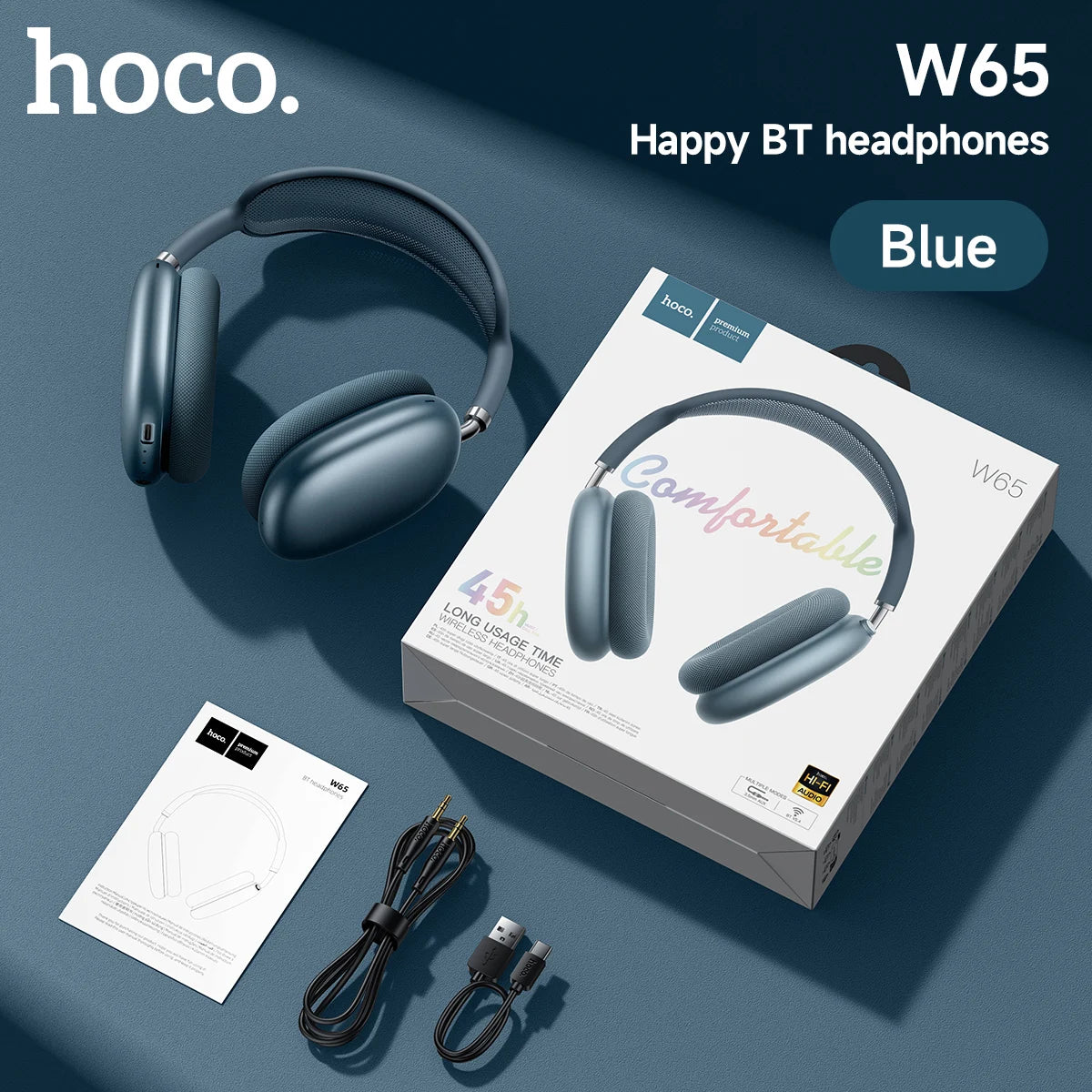 HOCO BT 5.4 Wireless Sports Headphones with Mic