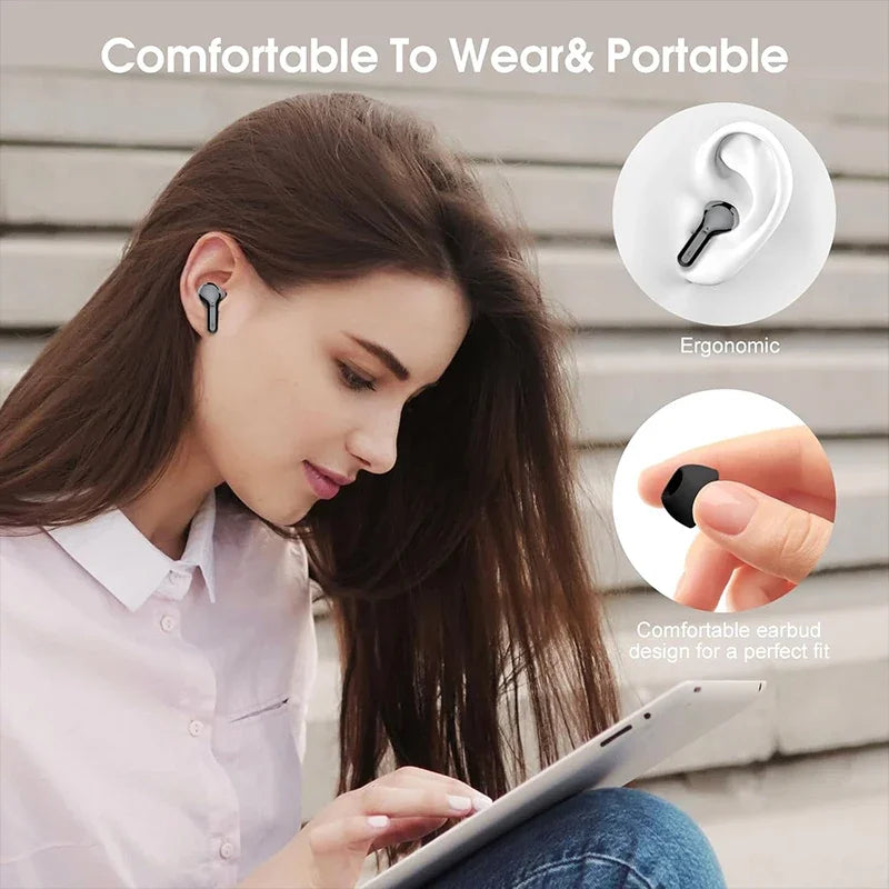 Bluetooth 5.3 HiFi Earbuds for Gaming & Music