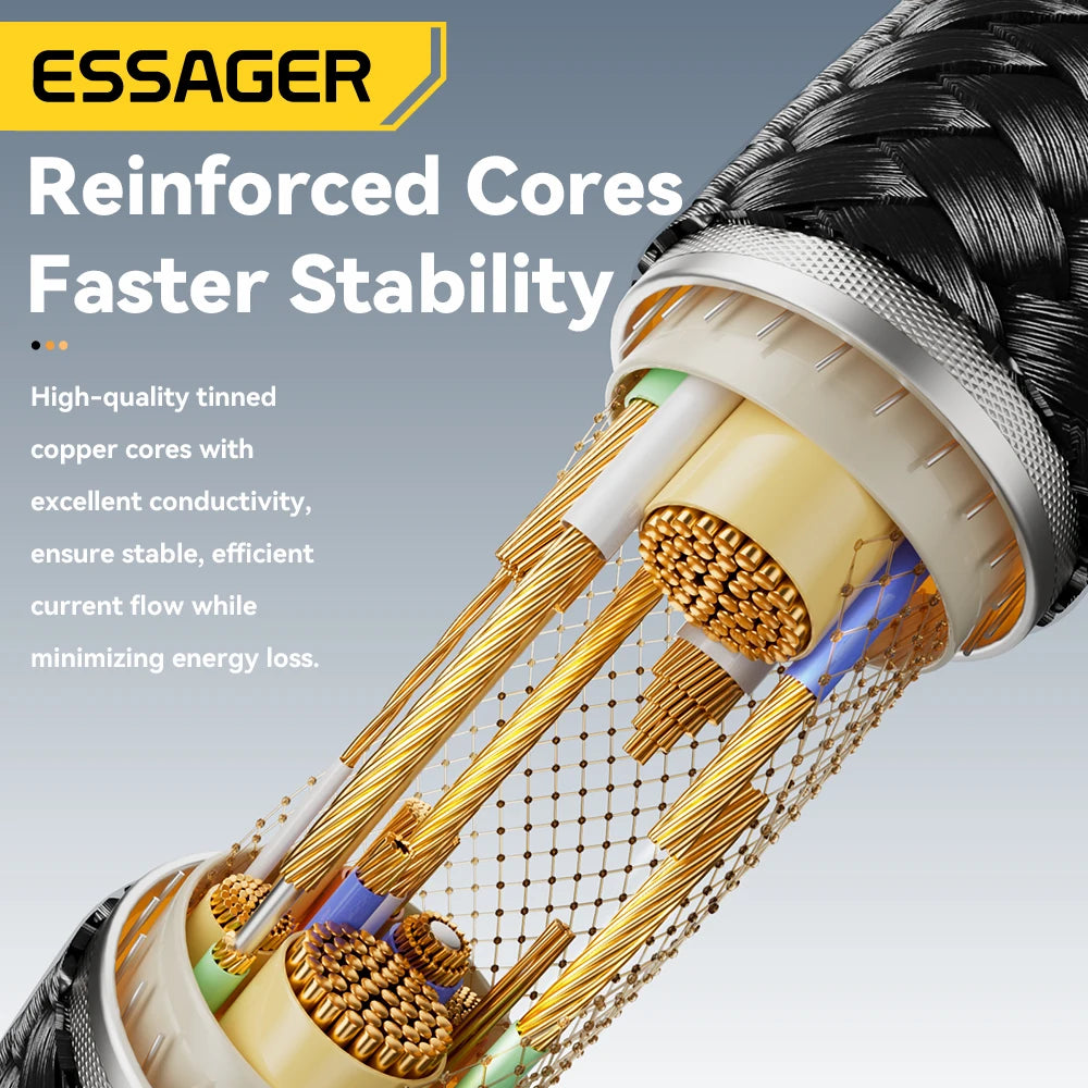 Essager 100W 4-in-1 Fast Charging Cable