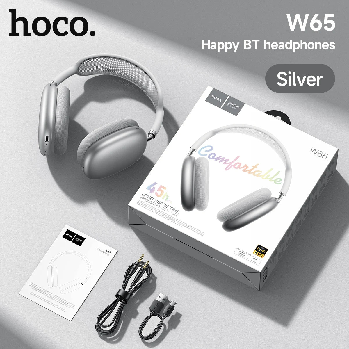 HOCO BT 5.4 Wireless Sports Headphones with Mic