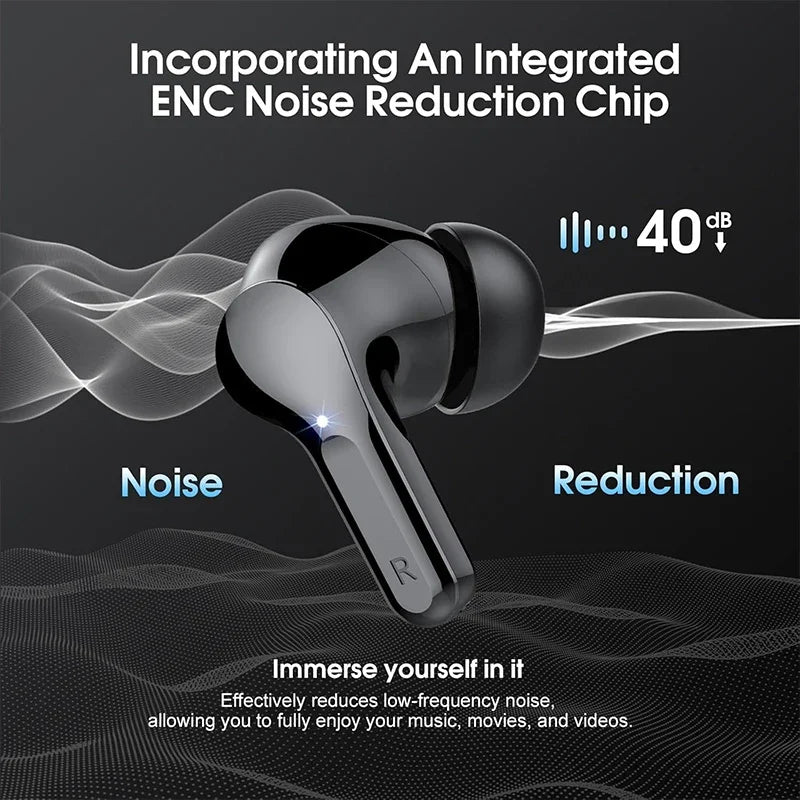 Bluetooth 5.3 HiFi Earbuds for Gaming & Music