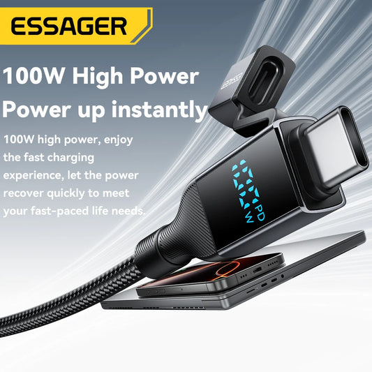 Essager 100W 4-in-1 Fast Charging Cable